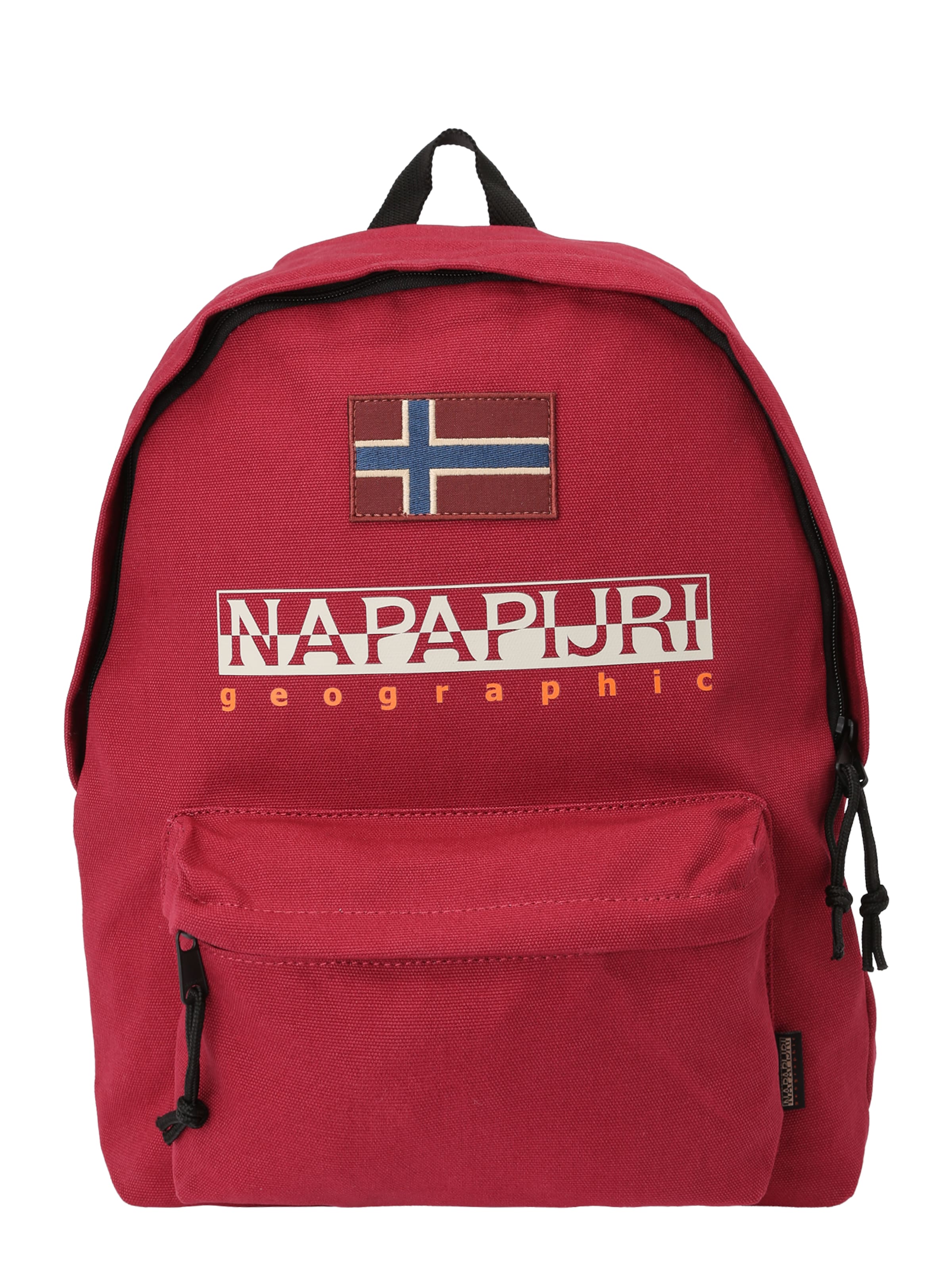 NAPAPIJRI Раница 'HERING' в червено: отпред
