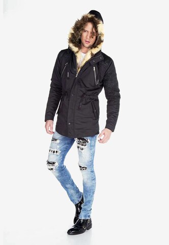 CIPO & BAXX Winter Parka in Black