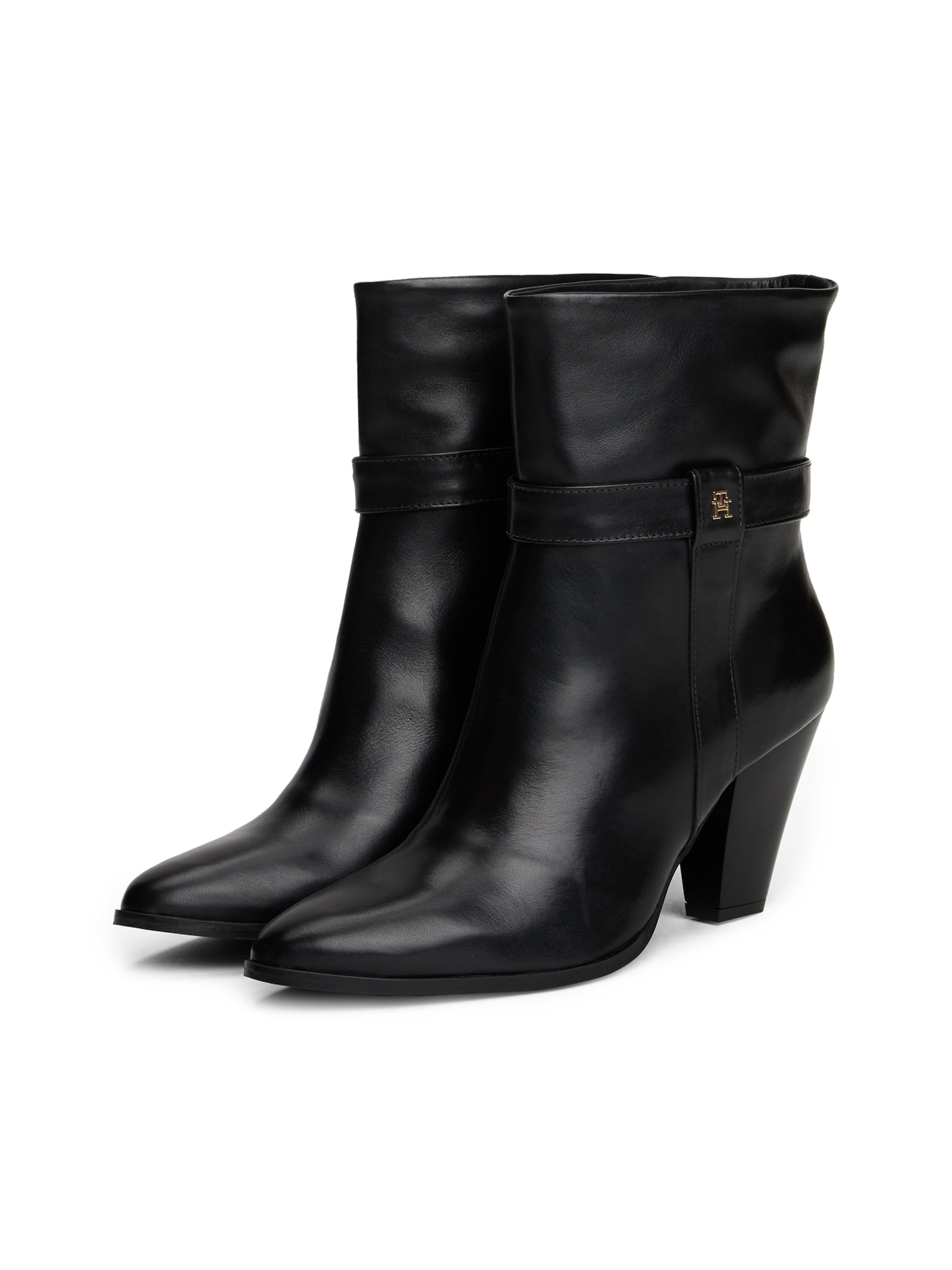 TOMMY HILFIGER Ботинки в Черный: спереди