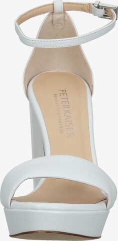 PETER KAISER Strap Sandals in White