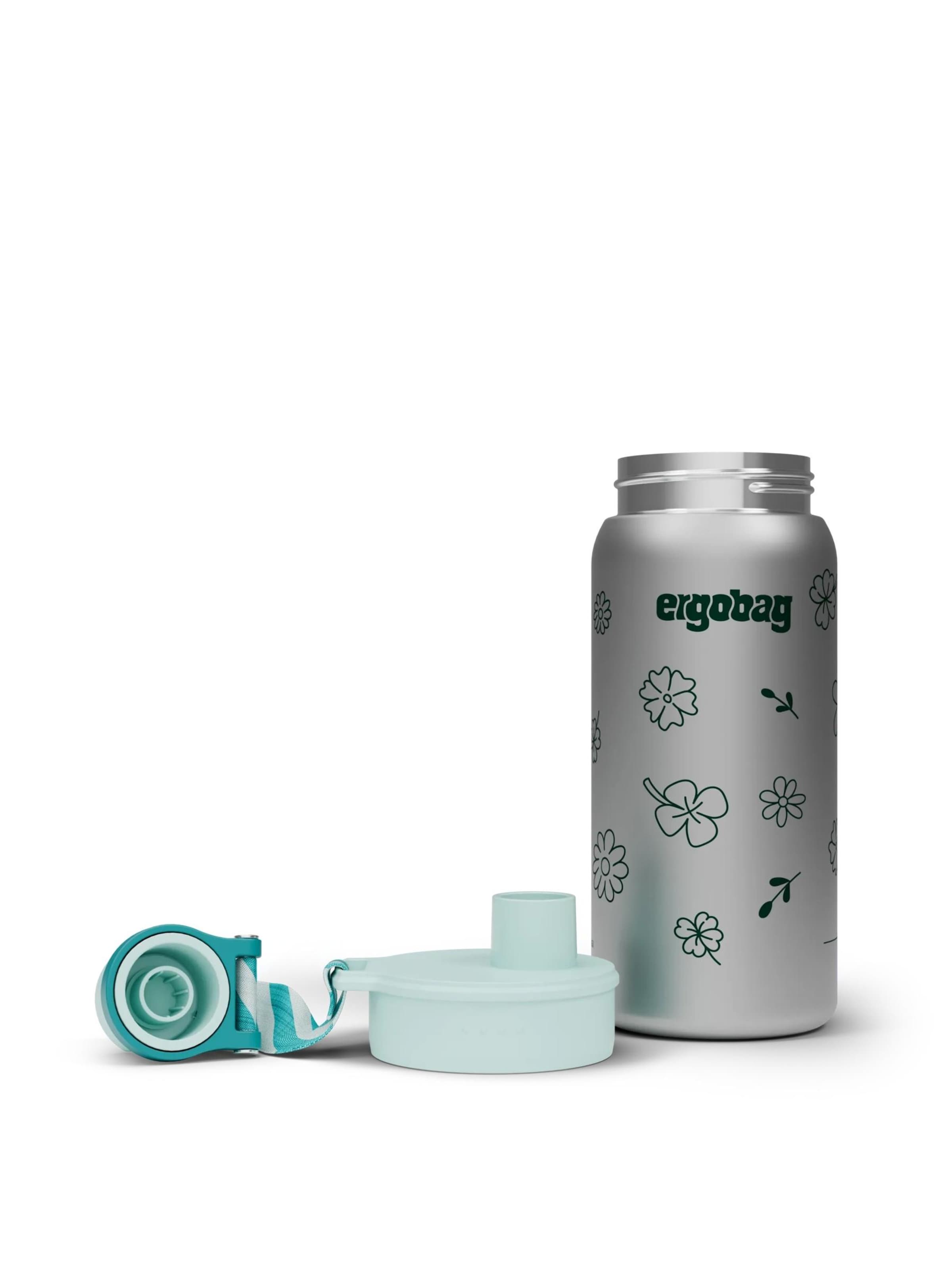 ergobag Drinking Bottle 'Trinkflasche Edelstahl Trinkflasche' in Green