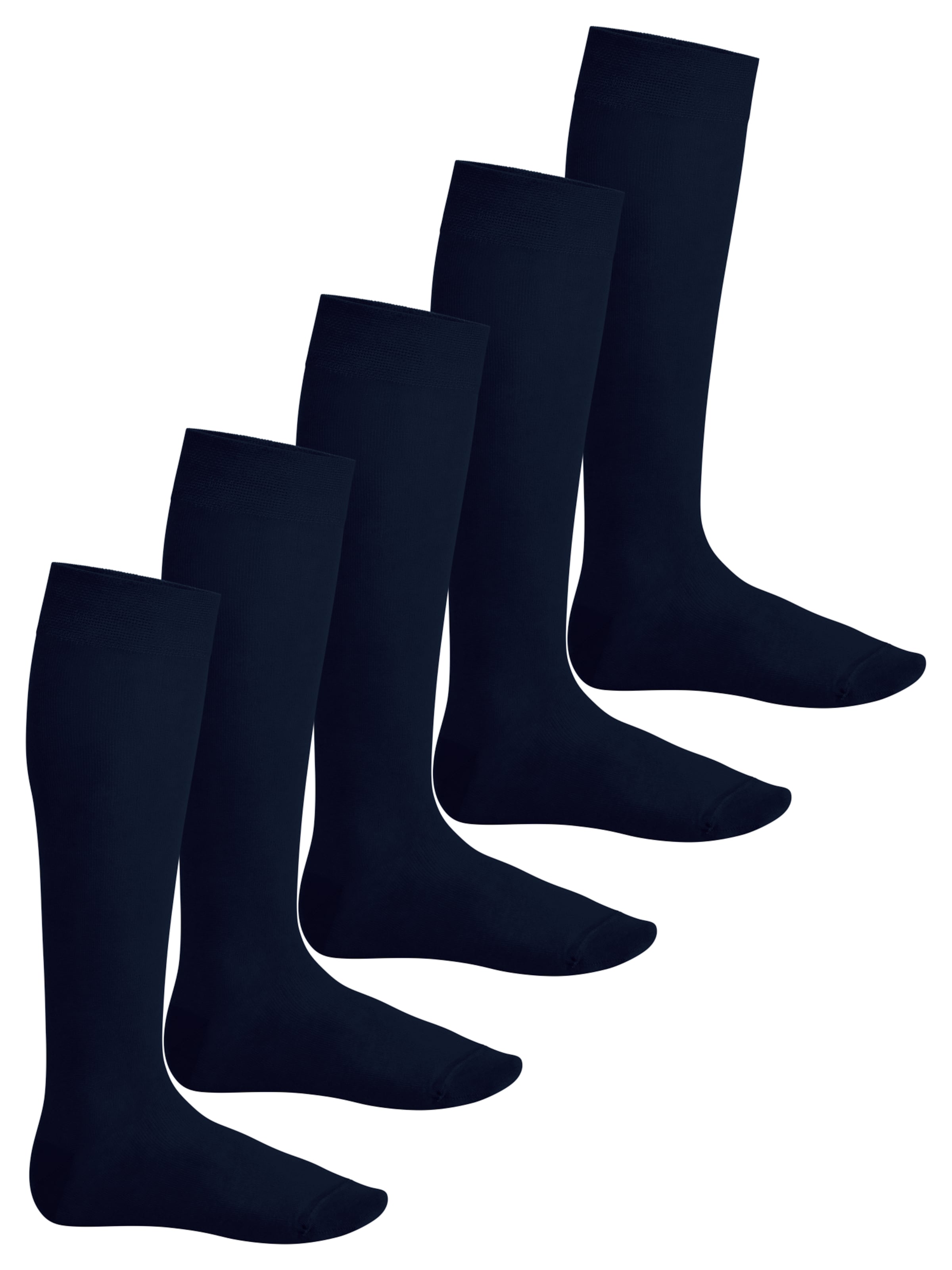 footstar Kniestrümpfe 'EVERYDAY!'‌‌‌‌‌‌‌‌‌‌ in Blau: Vorderseite