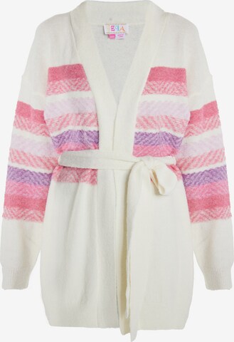 Cardigan IZIA en blanc : devant