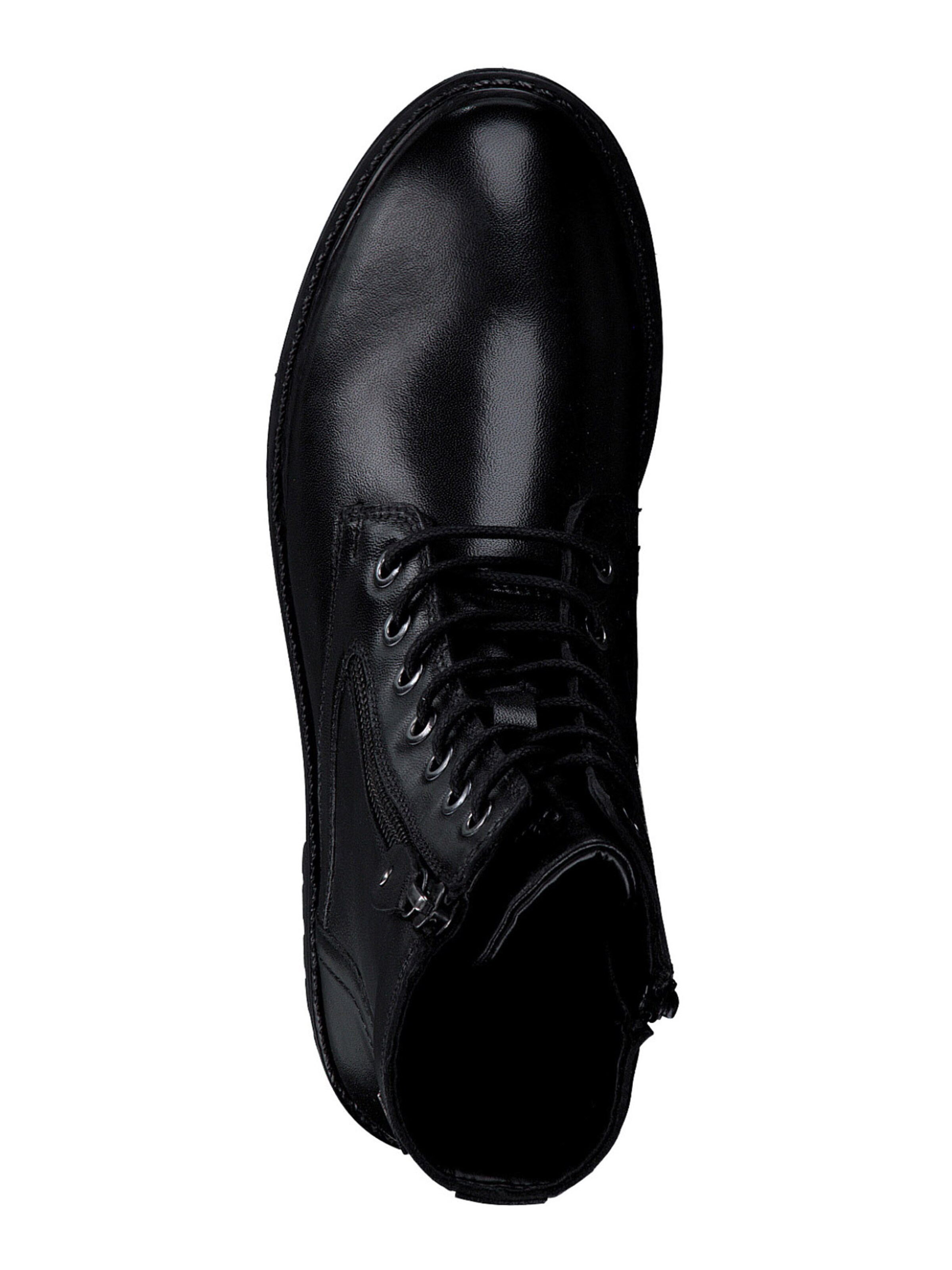 s.Oliver Schnürstiefelette in Schwarz