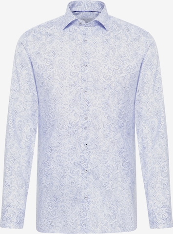 ETERNA Slim fit Button Up Shirt in Blue: front