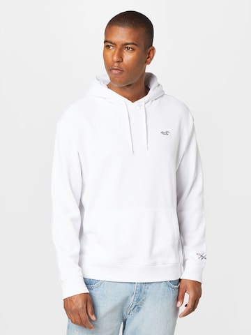 Sweat-shirt HOLLISTER en blanc : devant