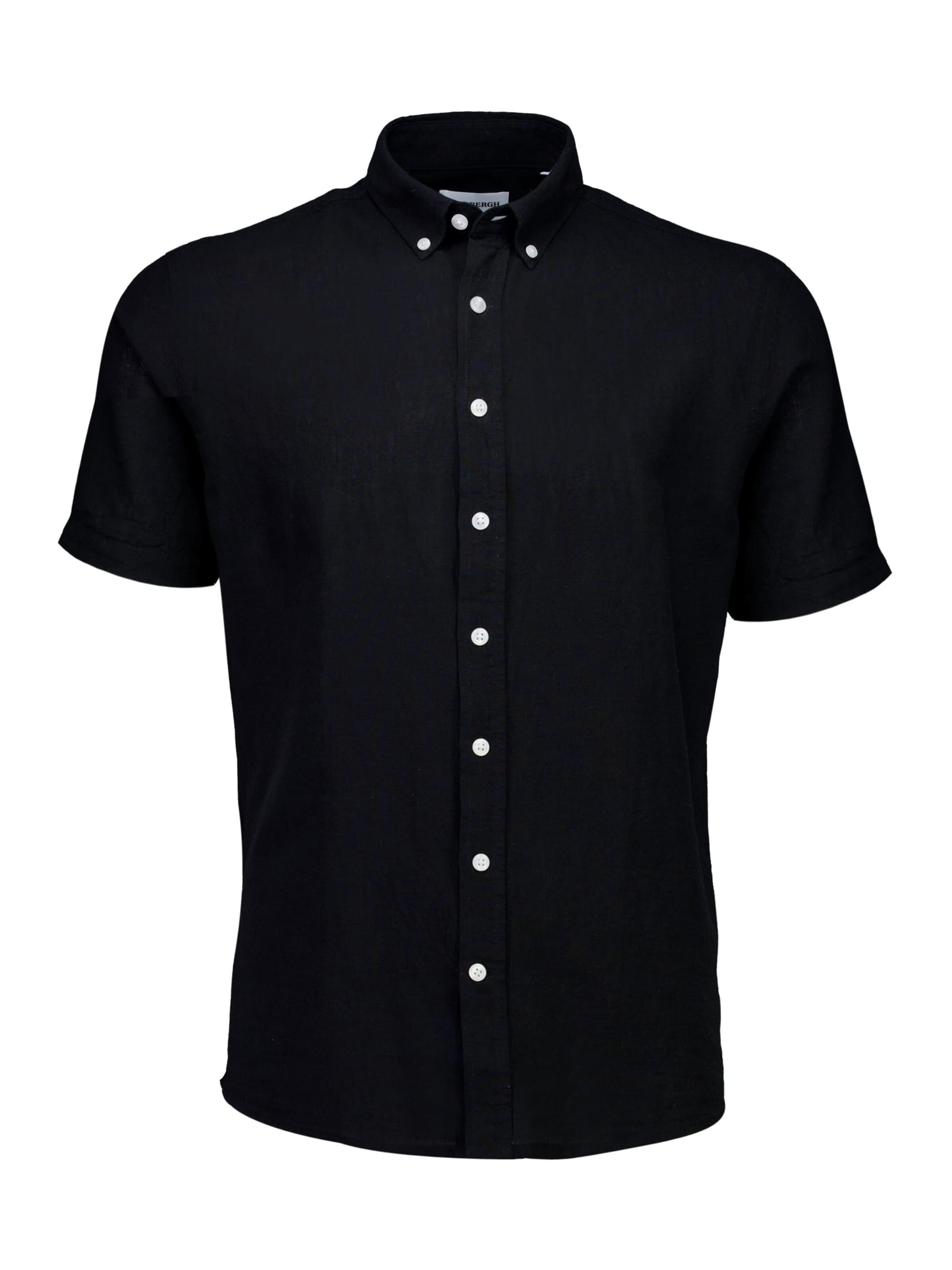 Chemise Lindbergh en noir : devant