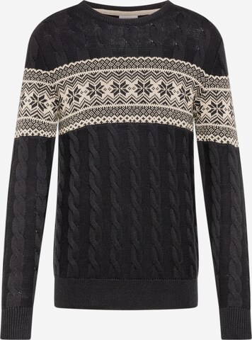 Lindbergh Sweater in Black: front