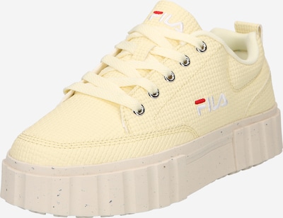 Sneaker bassa FILA di colore giallo chiaro / rosso / bianco, Visualizzazione prodotti