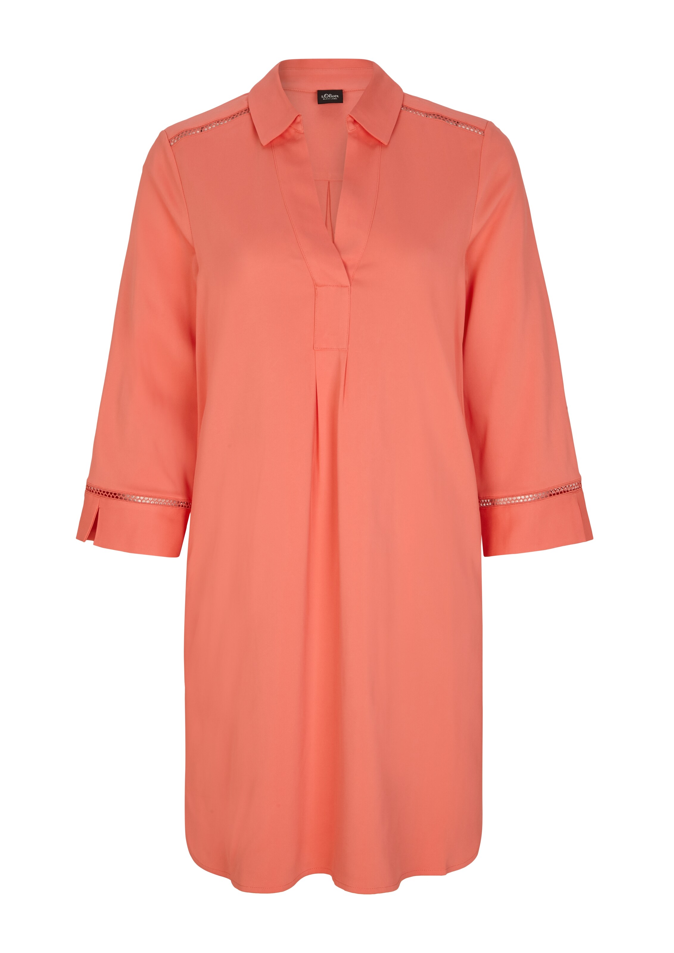 s.Oliver BLACK LABEL Kleid in koralle: Frontalansicht