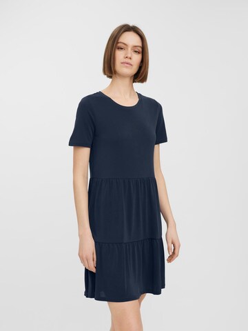 VERO MODA Šaty 'FILLI CALIA' - Modrá: predná strana