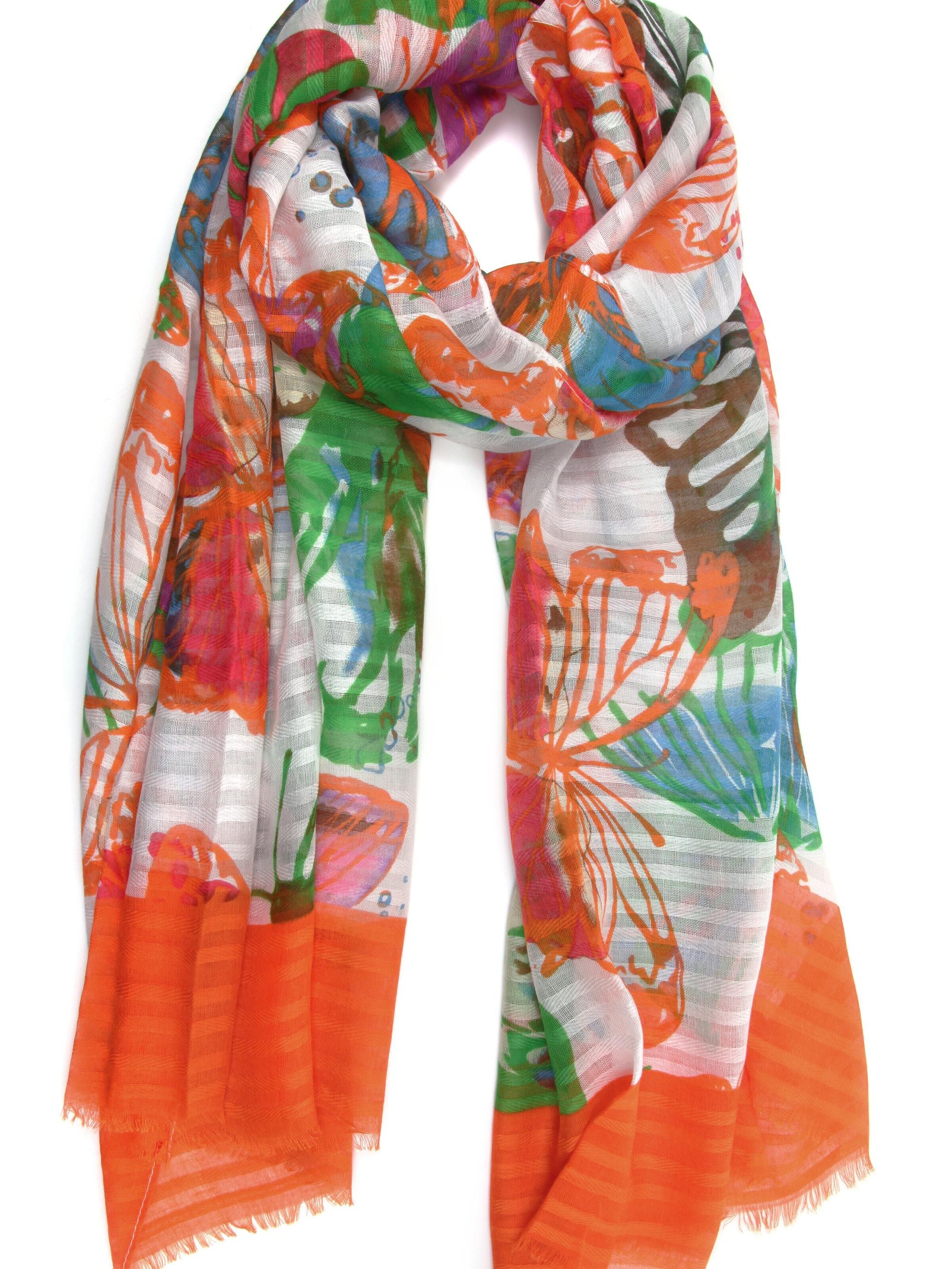 COLLEZIONE ALESSANDRO Scarf 'Peppa' in Mixed colors: front