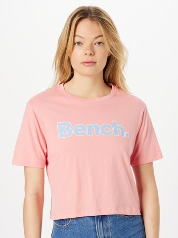 BENCH Tričko 'KAY' – pink: přední strana