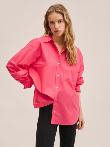 MANGO Bluse 'Juanes' in Pink: predná strana