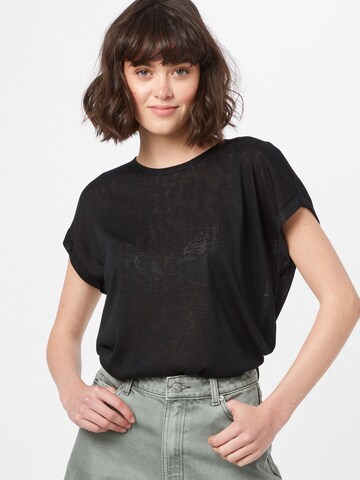 T-shirt TOM TAILOR DENIM en noir : devant