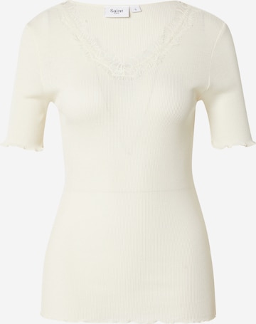 SAINT TROPEZ Top 'Maya' in White: front