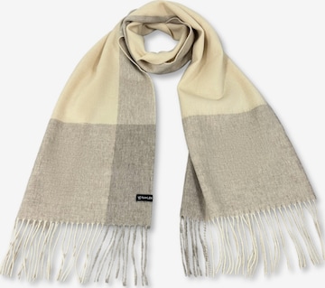 Fawler Scarf 'Aurora' in Brown: front