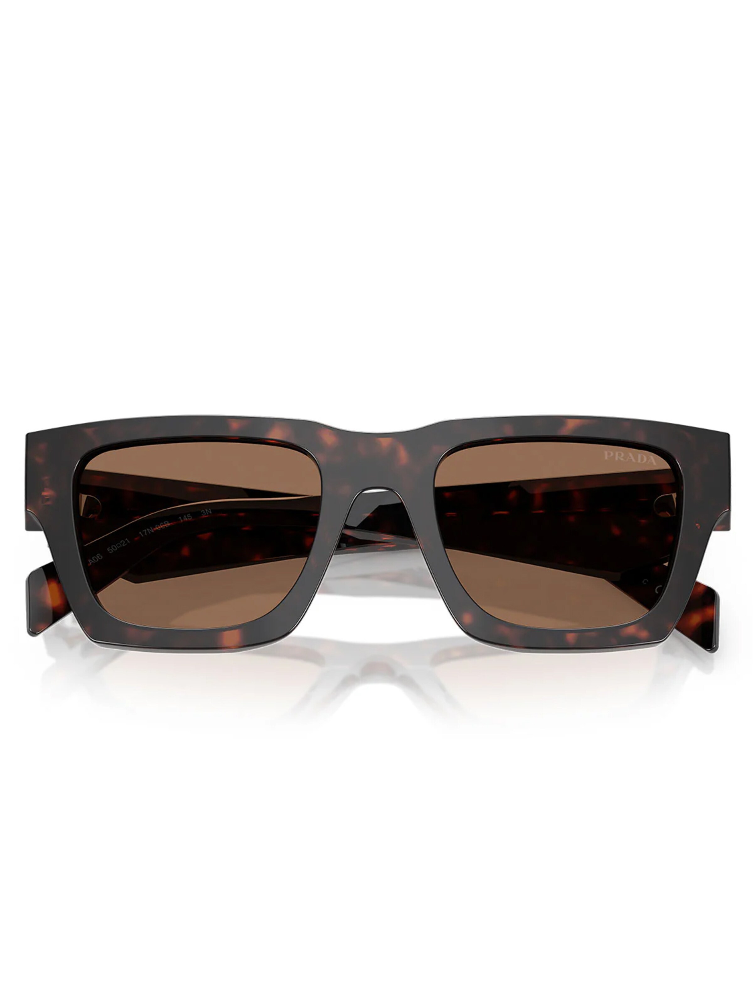 PRADA Zonnebril 'Prada  PRA06S 17N06B' in Bruin