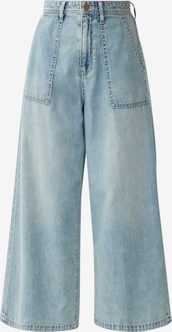 s.Oliver Wide leg Jeans in Blue: front