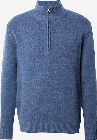 INDICODE JEANS Pullover 'Lokant' in Blau: predná strana