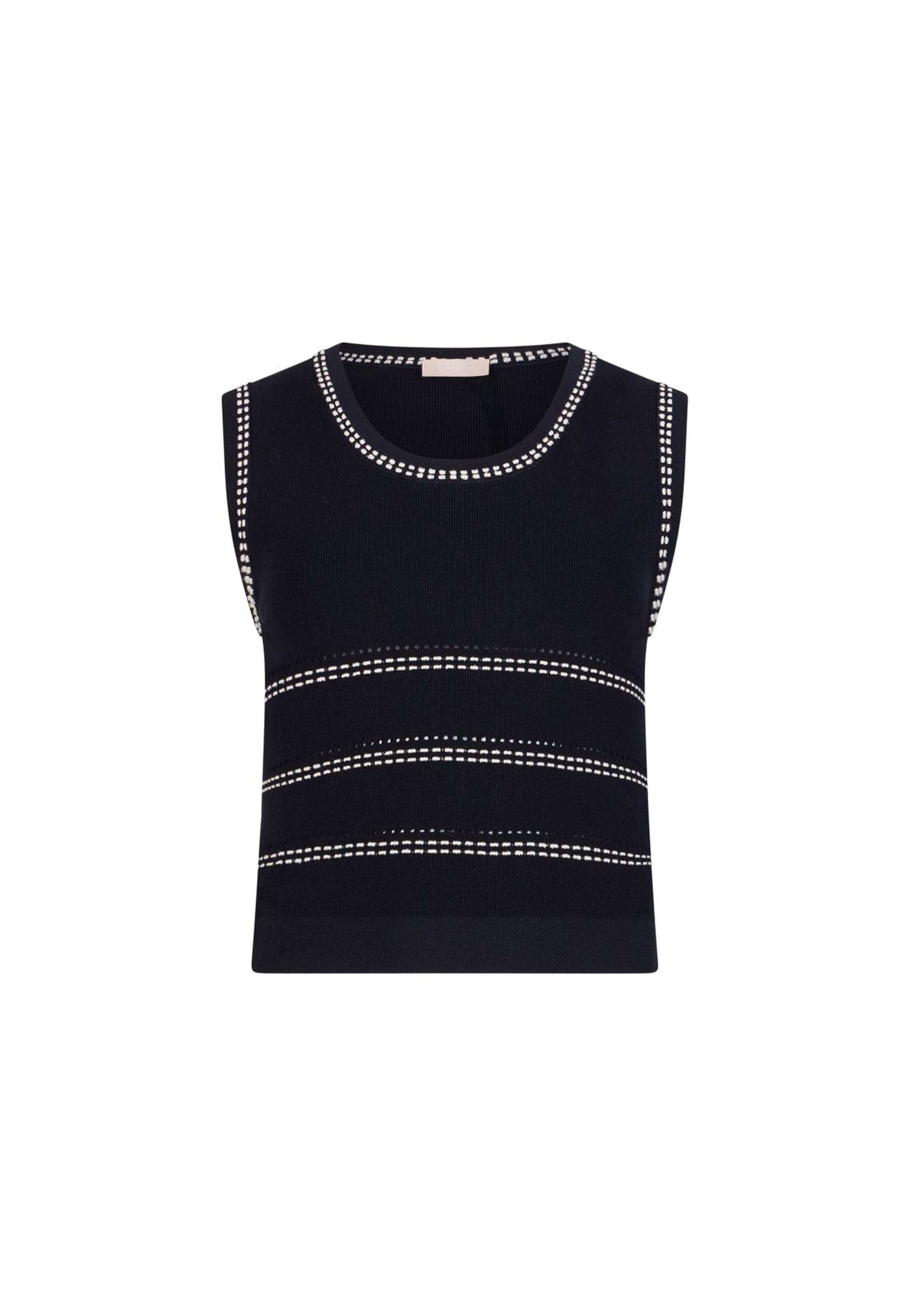 Liu Jo Stick felső - fekete: elől