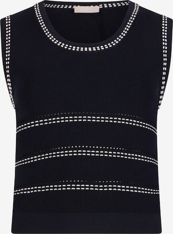 juoda Liu Jo Megzta palaidinė be rankovių: priekis