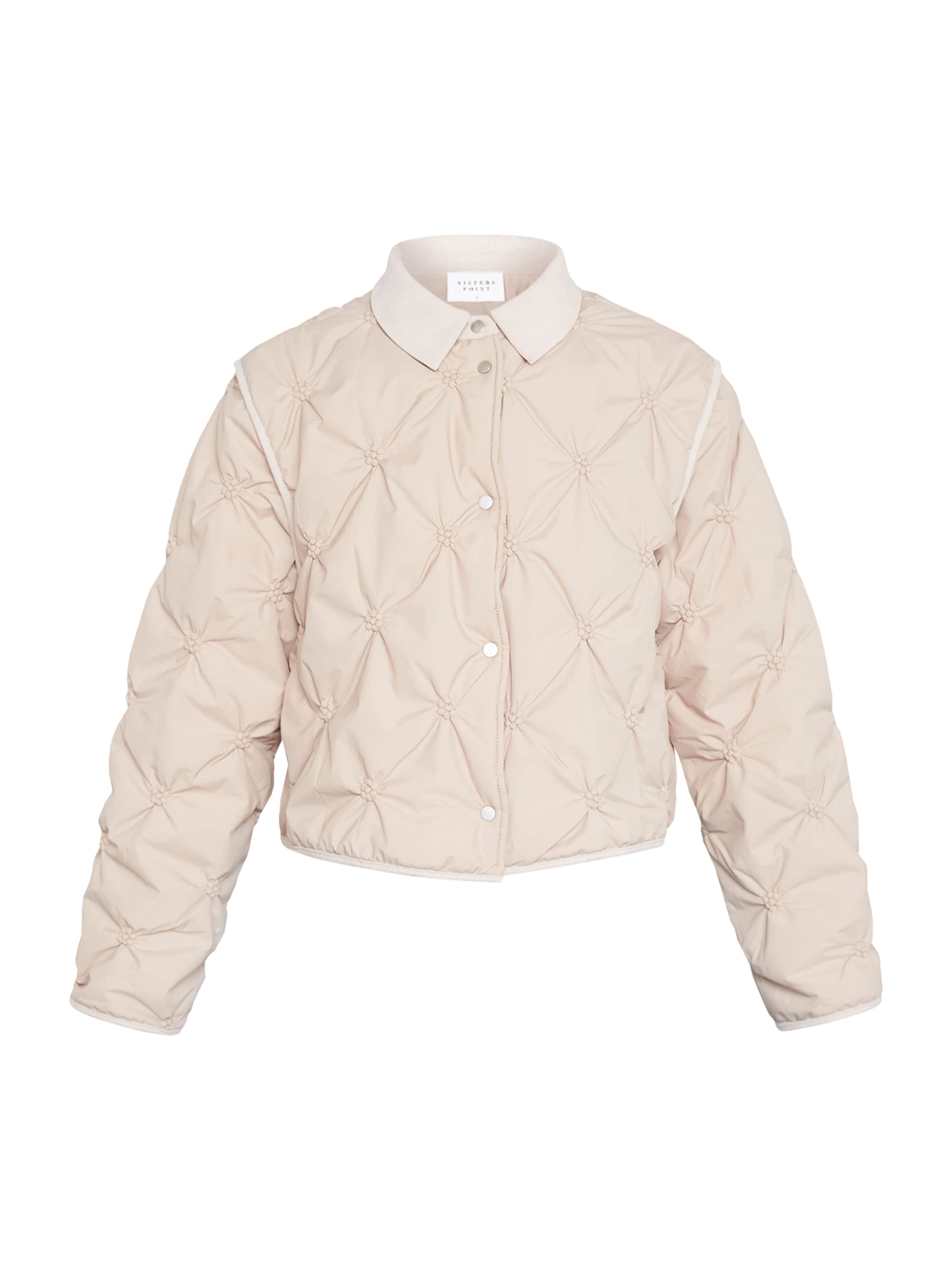 SISTERS POINT Přechodná bunda 'EQA' – béžová: přední strana