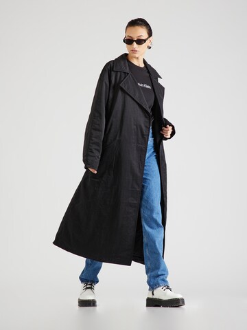 juoda Calvin Klein Jeans Demisezoninis paltas