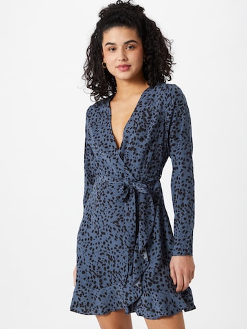 Missguided Shirt Dress in Blue: front