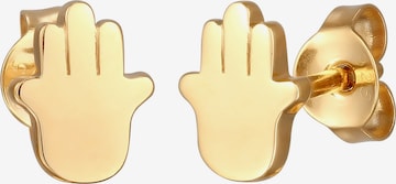 ELLI Oorbellen 'Hamsa Hand' in Goud: voorkant