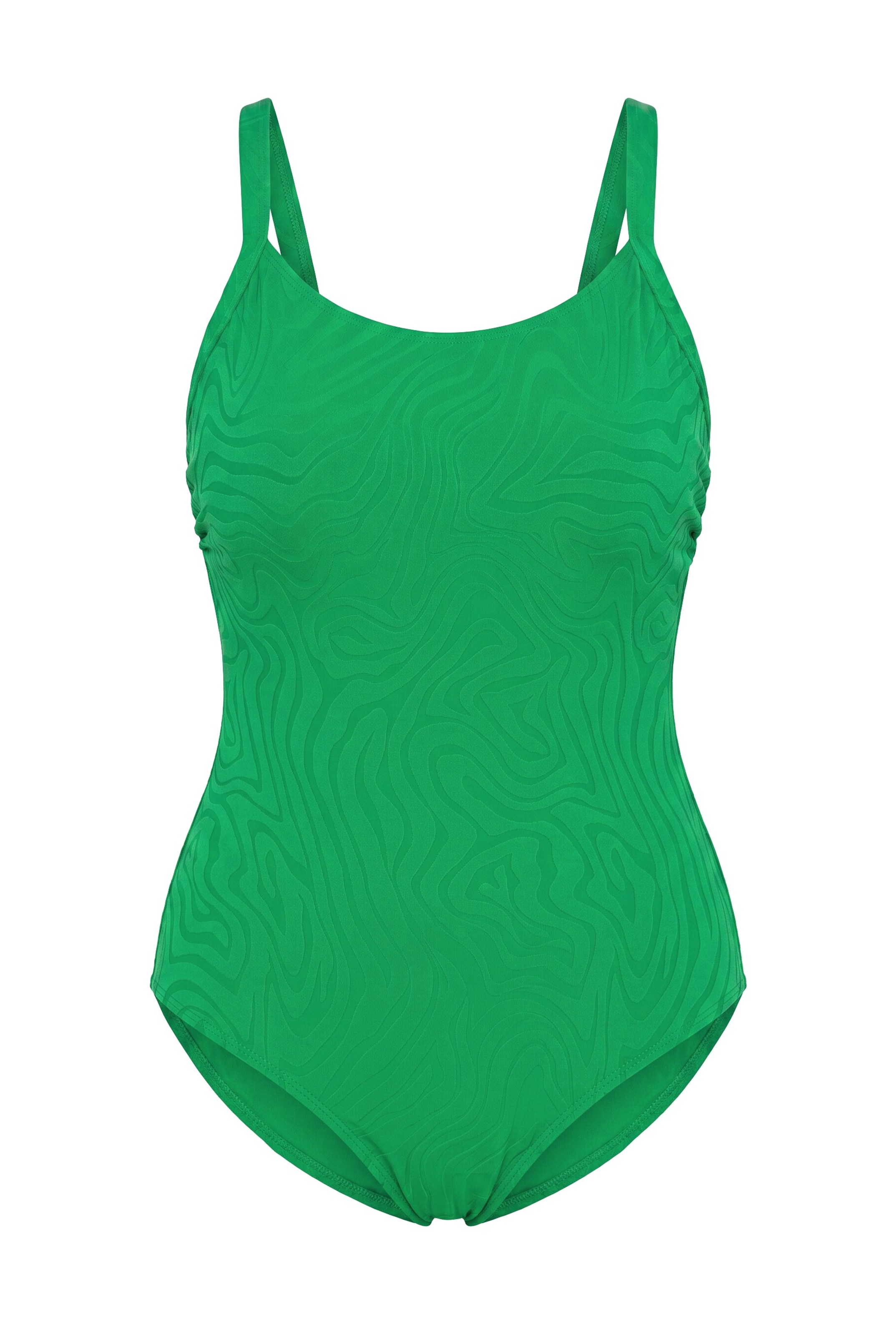 Ulla Popken Swimsuit in M-L in Green / Dark green, Item view