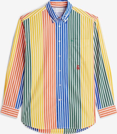 S dydžio Marškiniai iš TOMMY HILFIGER, spalva – azuro spalva / geltona / tamsiai žalia / oranžinė, Prekių apžvalga