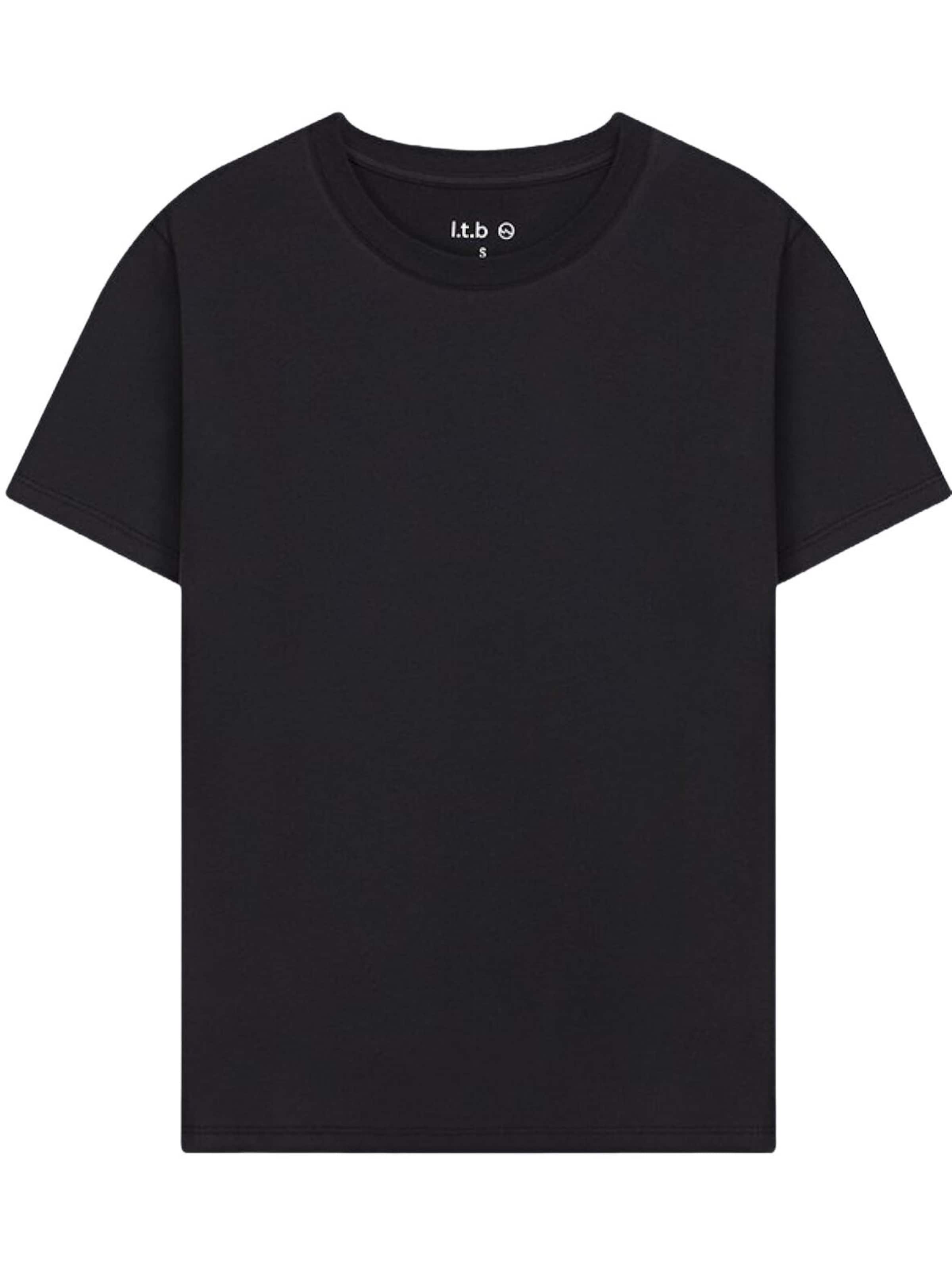 LTB Jeans Shirt 'LTB Jeans Damen Basic T-Shirt' in Black