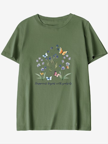 T-shirt GORHEY en vert : devant