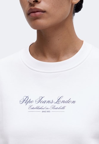 Pepe Jeans Sweatshirt i hvid