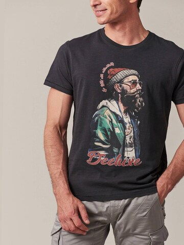 Deeluxe T-Shirt 'Hipster' in Grau