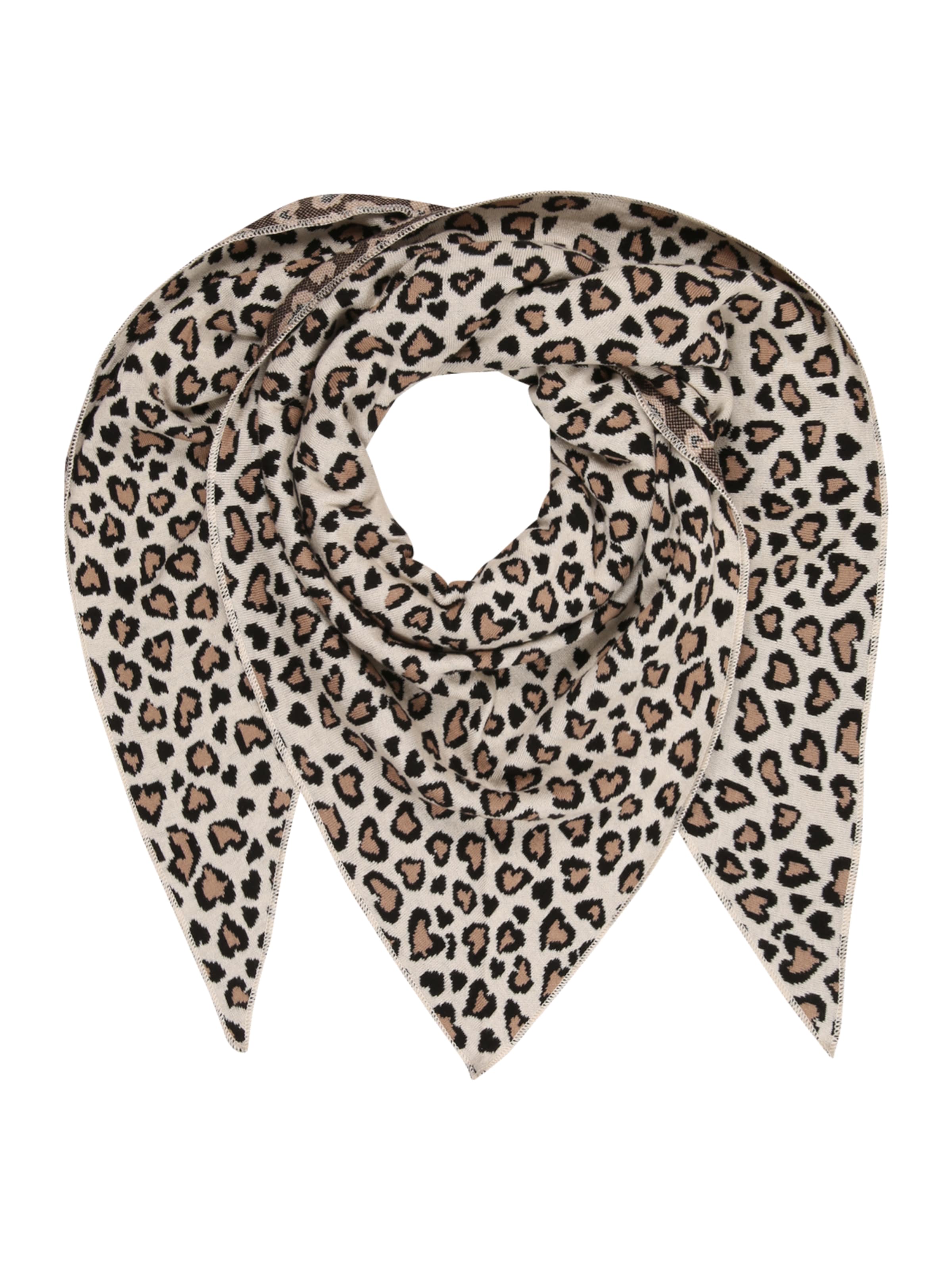 Zwillingsherz Chusta 'Leo Herzi' w kolorze beżowy: przód