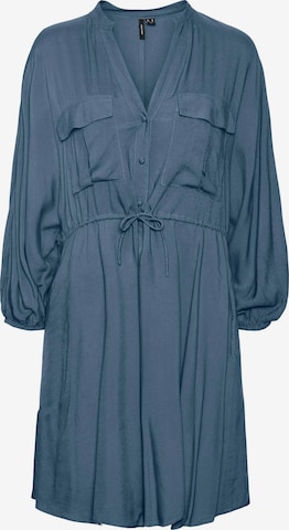 VERO MODA Shirt Dress 'Henna' in Blue: front