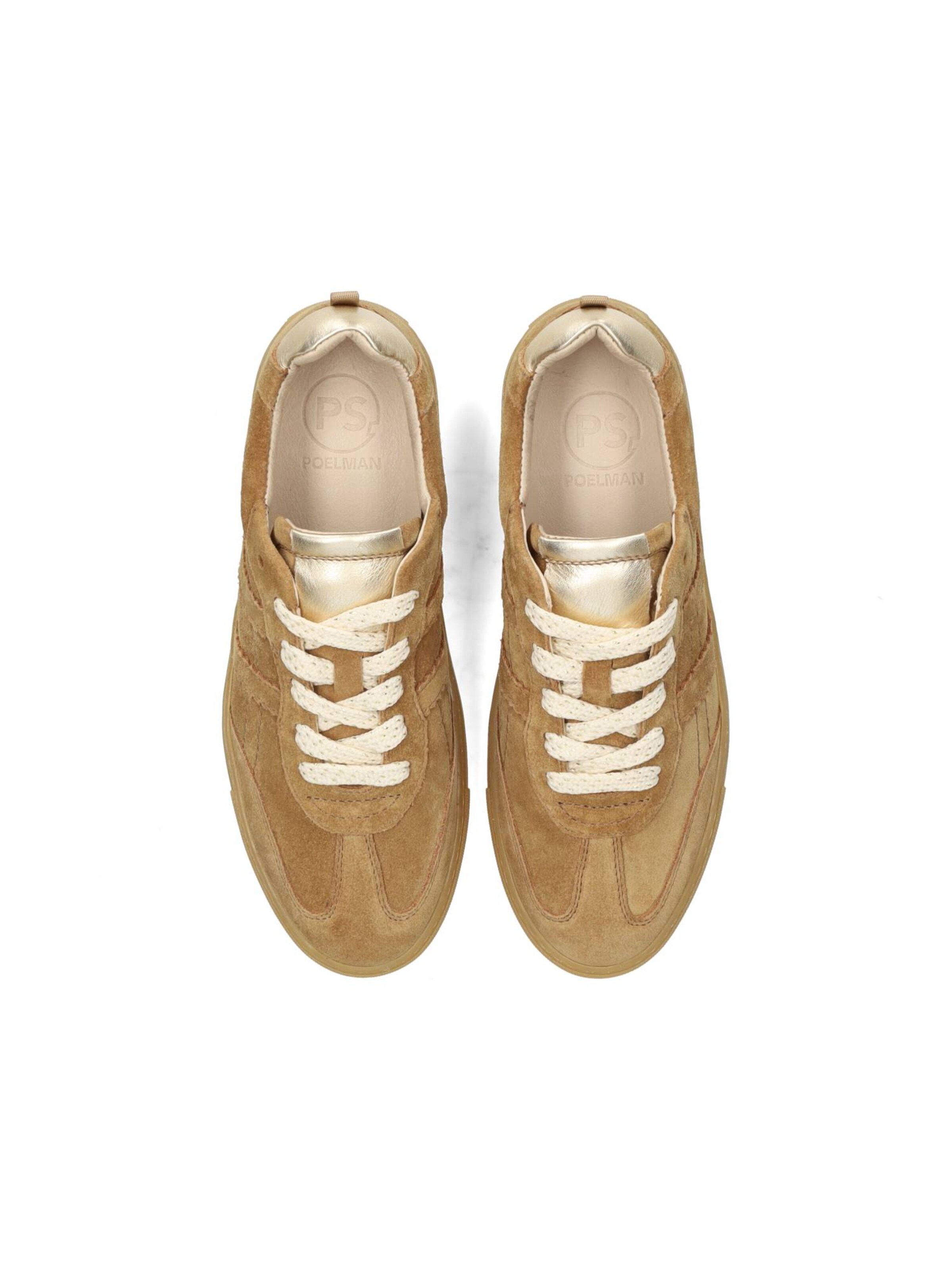 Baskets basses 'Mila' PS Poelman en marron