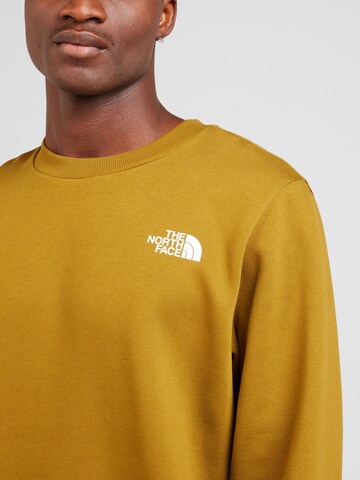 THE NORTH FACE Sweatshirt 'SIMPLE DOME' in Yellow