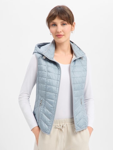 Barbara Lebek Bodywarmer in Blauw: voorkant