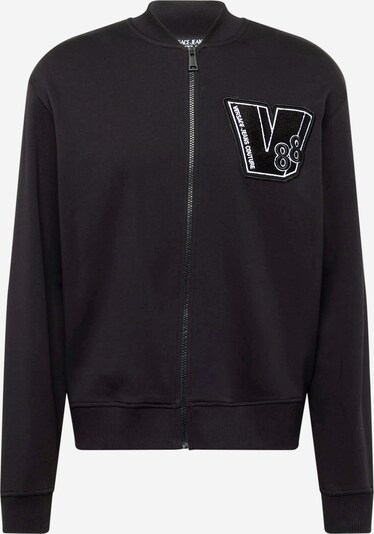 Versace Jeans Couture Ζακέτα φούτερ σε μαύρο / λευκό, Άποψη προϊόντος