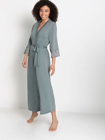 LASCANA Dressing Gown in Blue: front