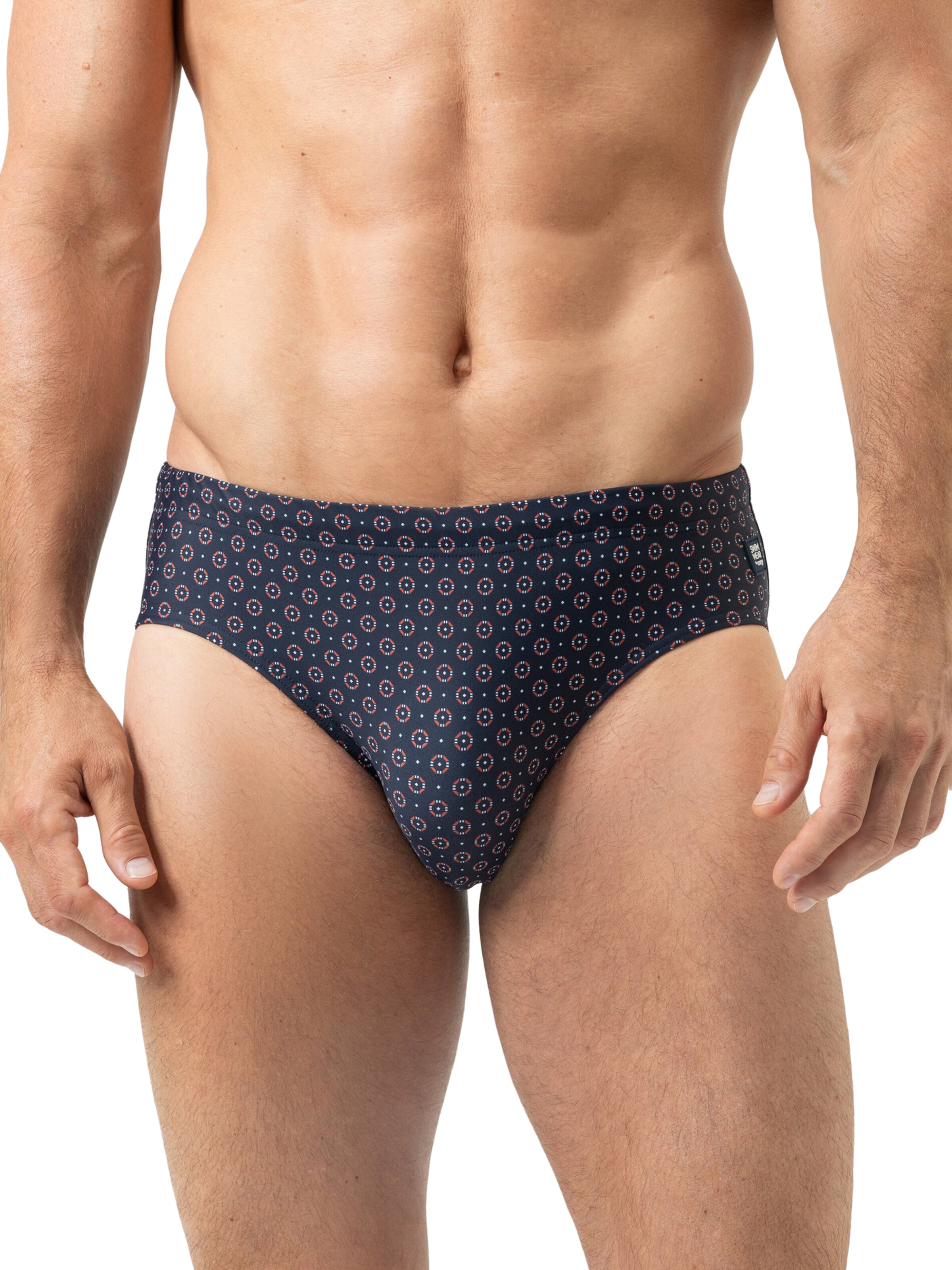 Mey Swimming shorts 'Survival Circle' in Blue: front