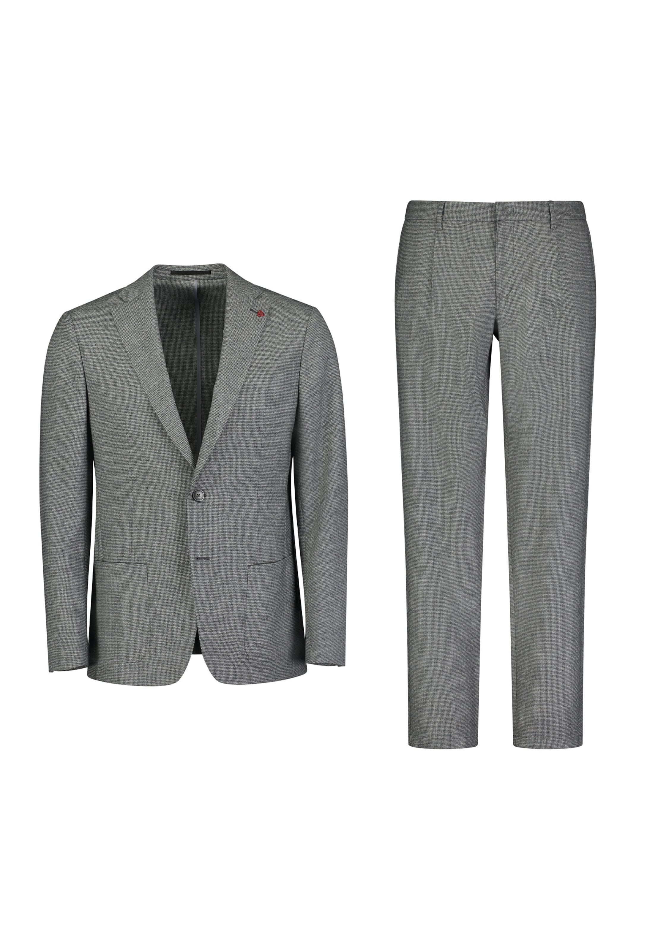 ROY ROBSON Costume en gris / blanc, Vue avec produit