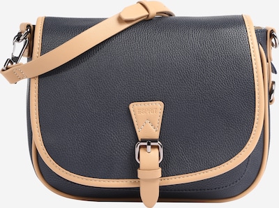 ESPRIT Axelremsväska i beige / marinblå, Produktvy