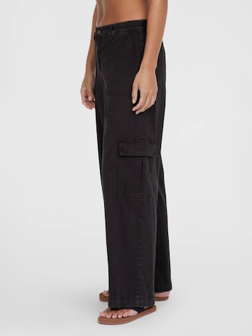 Wide leg Pantaloni cargo 'Brexton' di O'NEILL in nero