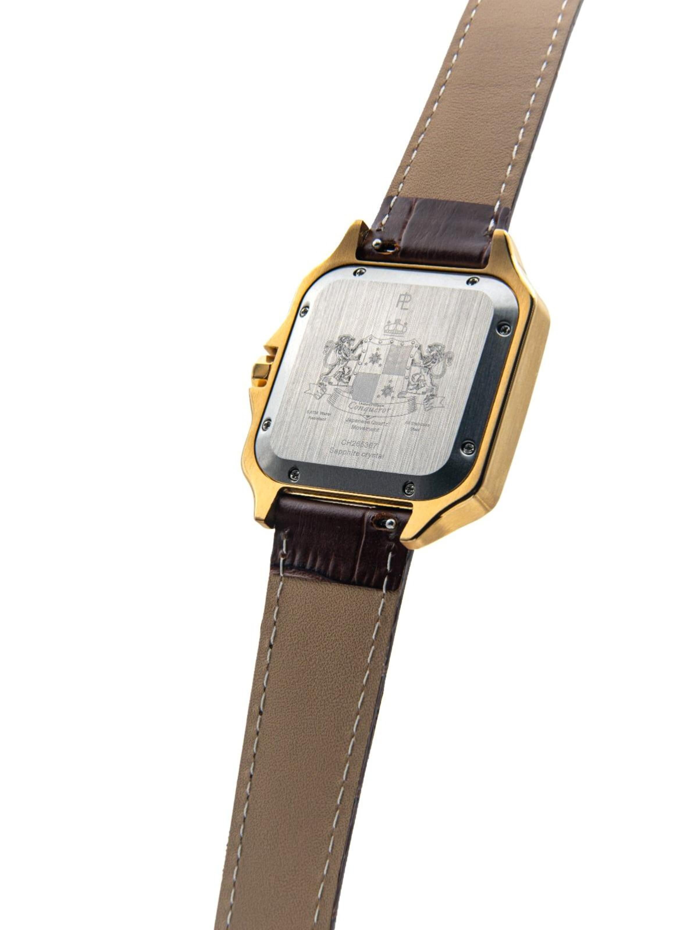Laurent Philippe - Reloj analógico 'Conqueror The Golden Empress Brun Du Palais' en oro