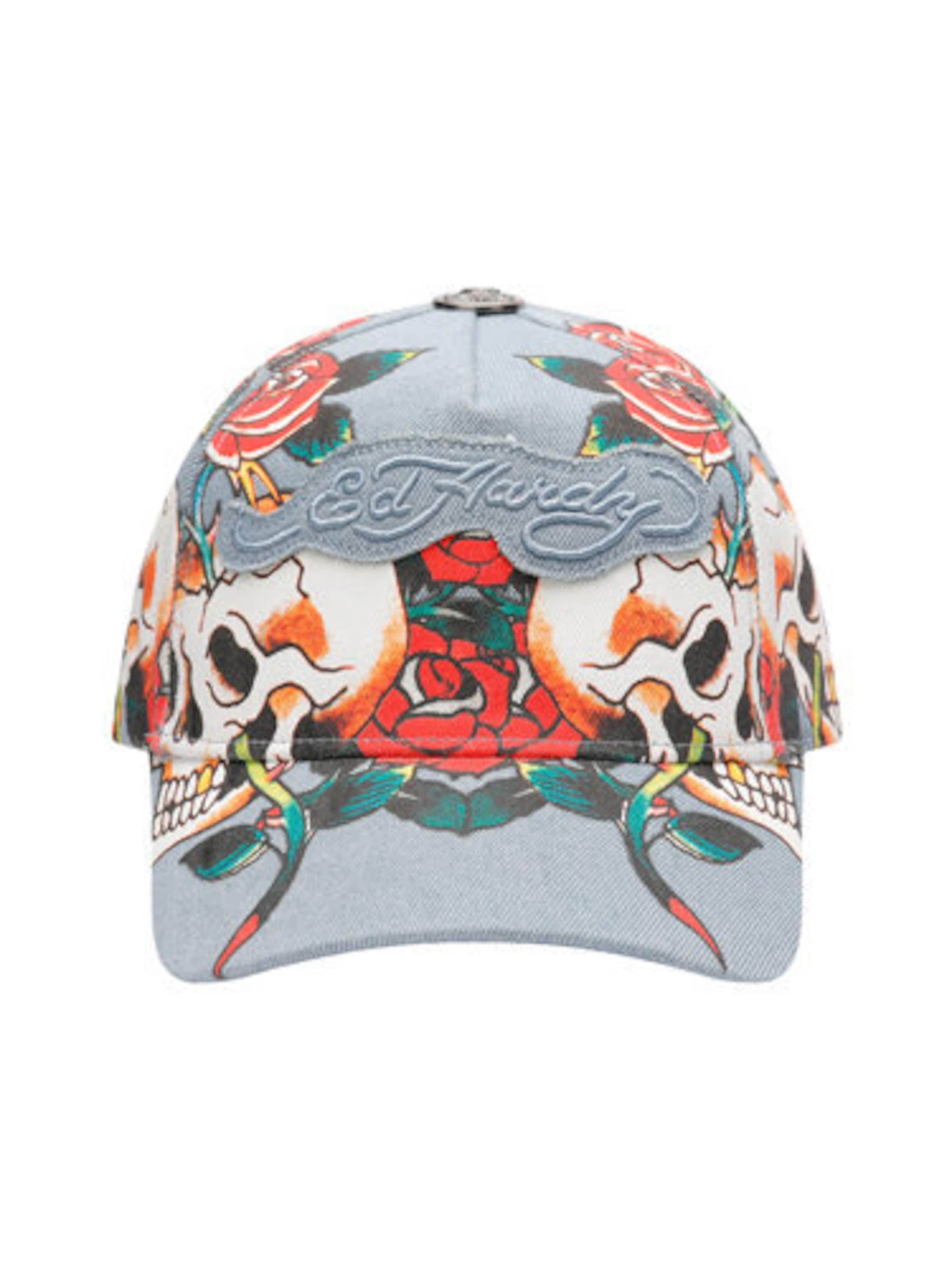 Cappello da baseball 'Skull Rose' di Ed Hardy in blu
