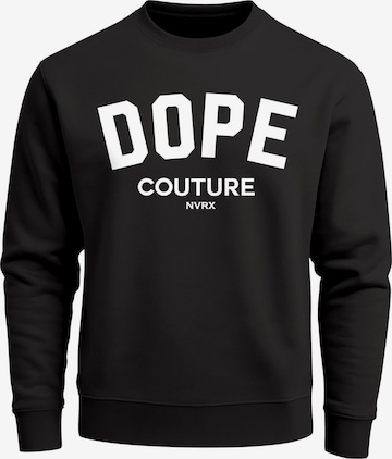 Neverless Sweatshirt 'Dope Couture' in Black: front